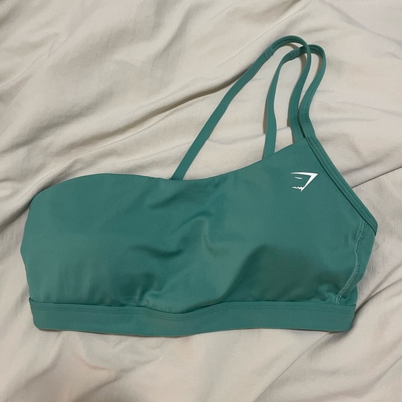Gymshark Other - Gymshark Lagoon Green One Shoulder Sports Bra